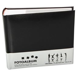 Album - Fotoalbum Svart 100 bilder