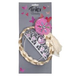 Smycken/smink/klänningar - Prinsesset Tiara och Fläta Rosa