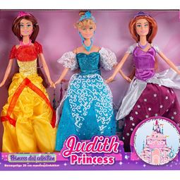 Modedockor - Judith 3 x Prinsessor