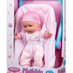Babydocka - Docka Med Bilstol