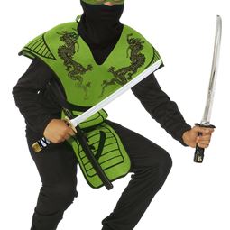 Verktyg/vapen/uniformer - Ninja Dress Grön