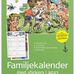 Årsbundet - Familjekalender Med Stickers