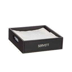 Inredning - Trälåda Servetter Svart