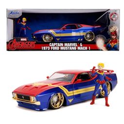 Fordon 3+ - Captain Marvel 1973 Ford Mustang Mach med Figur