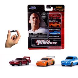 Fordon 3+ - Fast & Furious 3-Pack Nanofordon