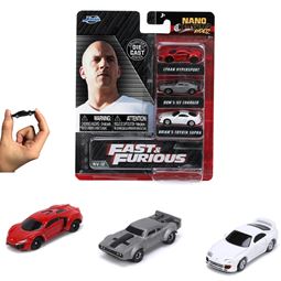 Fordon 3+ - Fast & Furious 3-Pack Nanofordon