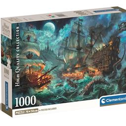 1000 - Pussel 1000 Pirates Battle