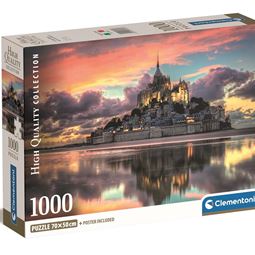 1000 - Pussel 1000 Mont Saint-Michel