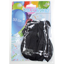 Ballonger - Ballonger Metallic Svart