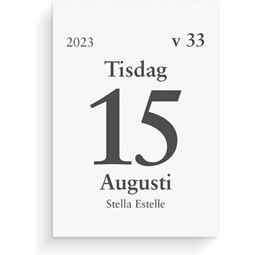 Årsbundet - Dagblock 53 x 71
