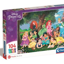 100-400 - Pussel 104 Disney Prinsessor