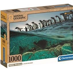 1000 - Pussel 1000 Pingviner