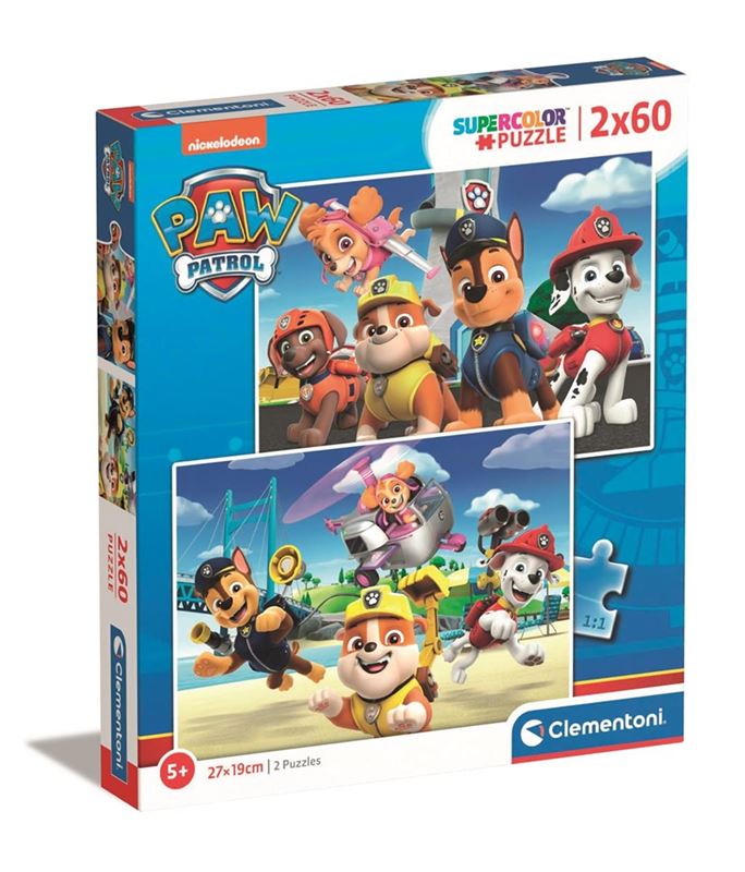 Pussel - Pussel 2x60 Paw Patrol
