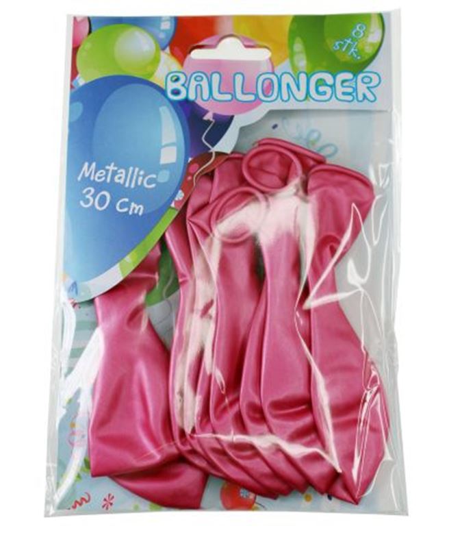 Ballonger - Ballonger Mörkrosa Metallic