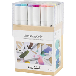 Teckna & Måla - Illustrations Marker Pastell/Standard