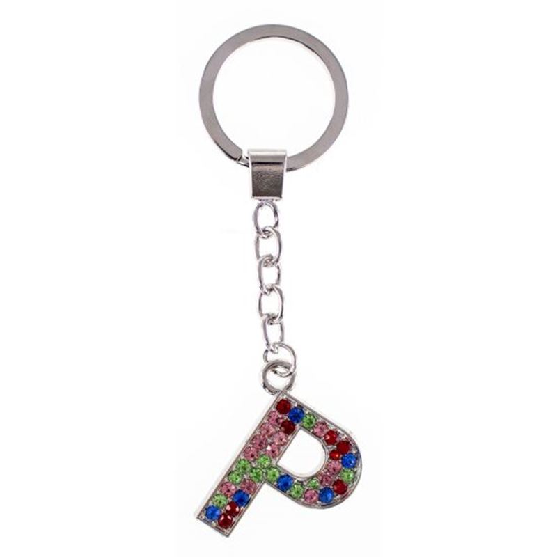 Nyckelringar - Nyckelring Strass P