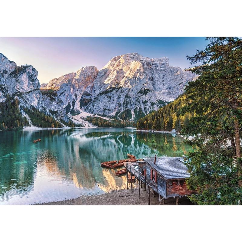 1000 - 6000 - Pussel 1000 Emerald Lake Braies