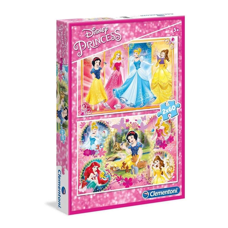 Pussel - Pussel 2 x 60 Disney Princess