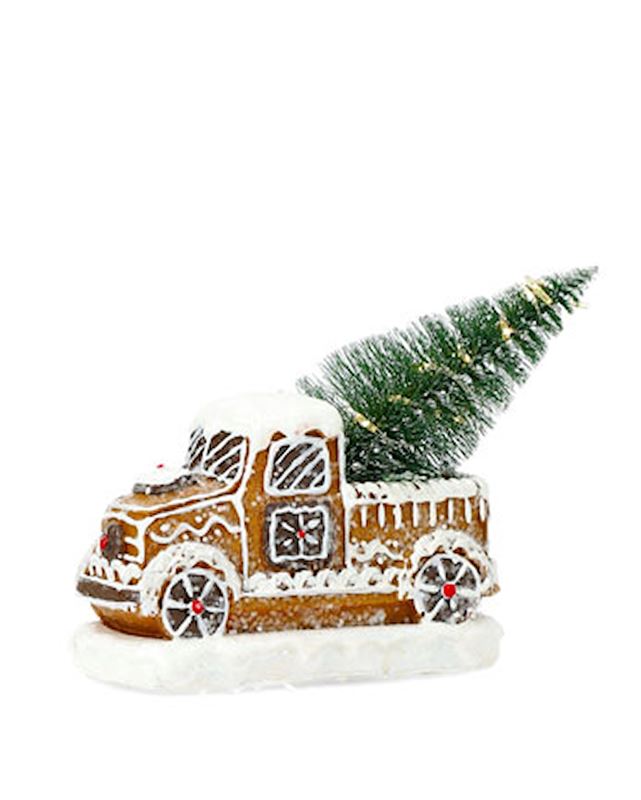 Juldekorationer - LED Lykta Pepparkakslastbil