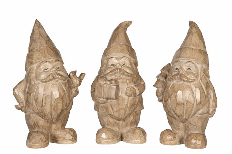 Juldekorationer - Tomte Natur Mix