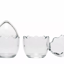 Hushåll & förvaring - Äggskål Glas