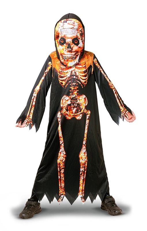 Halloween - Eld-skelettdemon 160 cm
