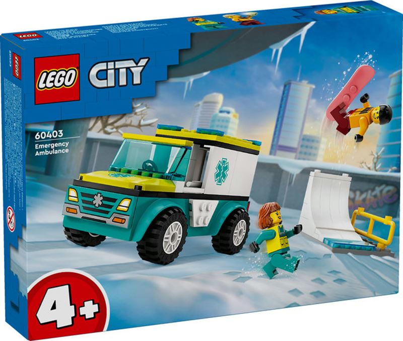 City - City Ambulans och Snowbordåkare