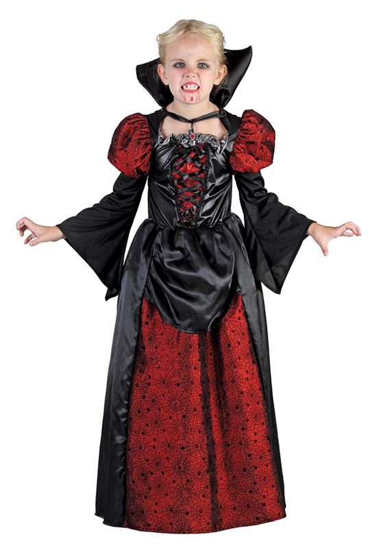 Halloween - Vampyrklänning 120 cm