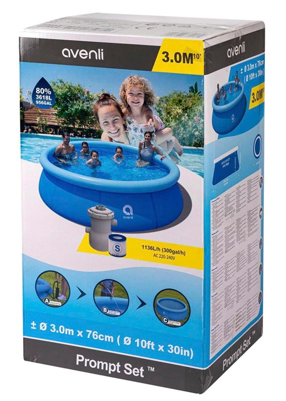 Pooler & uppblåsbart - Stor Pool Med Pump