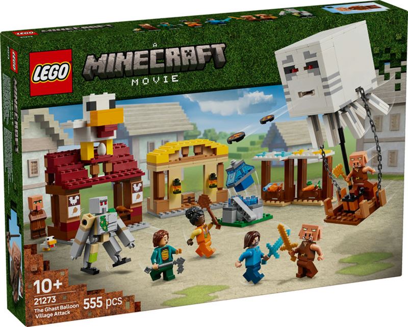 Minecraft - Minecraft Byanfall med Gastballong