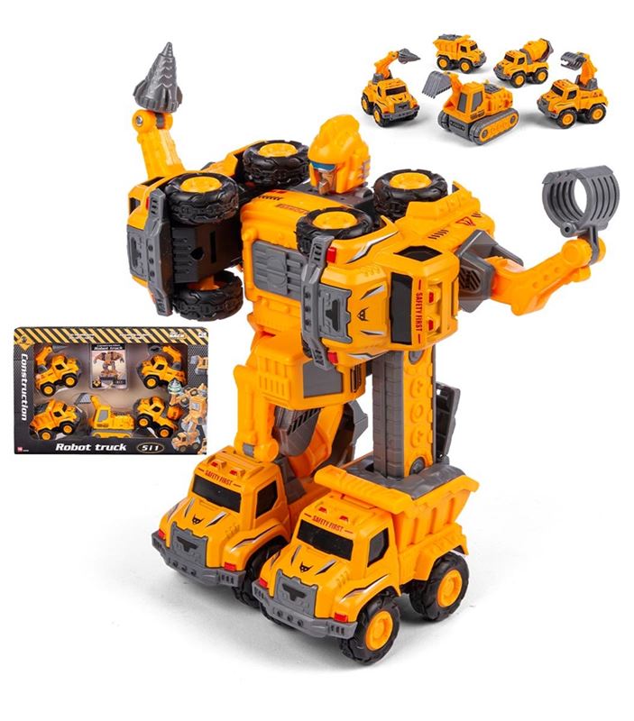 Fordon 3+ - 5 i 1 Fordon/Robot