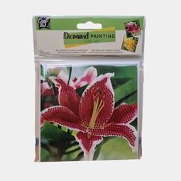 Diamond painting - Diamond Painting Kort Blommor
