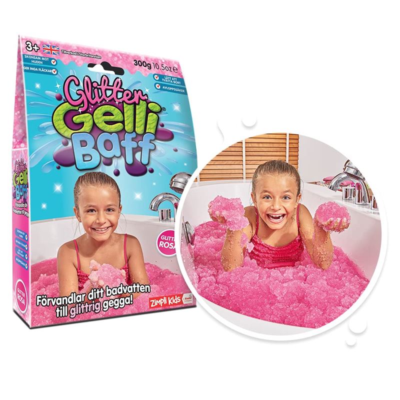 Småplock - Glitter Gelli Baff Rosa