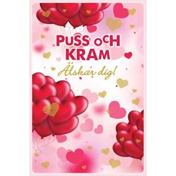 Kort - Kort Puss&Kram Älskar Dig