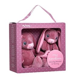 Gosedjur - Newborn Bunny Giftbox Rosa