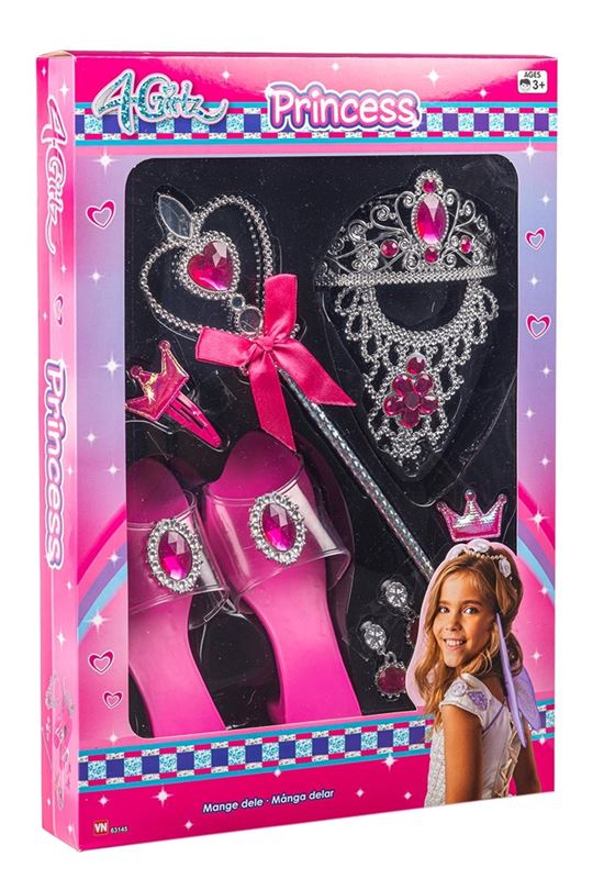 Smycken/smink/klänningar - Prinsesset