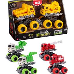 Fordon 3+ - Monstertruck 2-pack