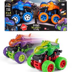 Fordon 3+ - Dino Monstertruck 2-pack