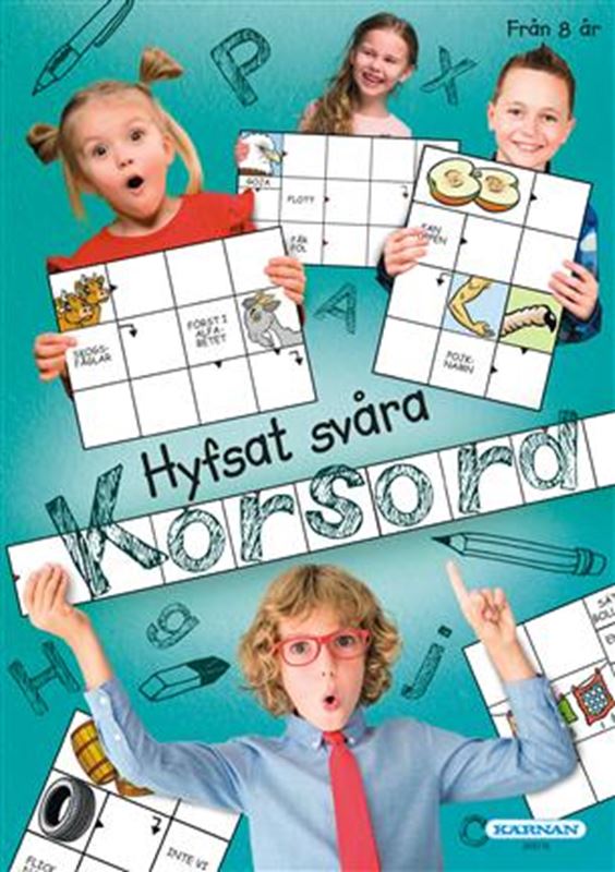 Pyssel/Målarböcker - Hyfsat Svåra Korsord