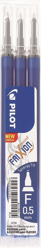 Bläck/Blyerts - Frixion Point Clicker 0,5 Refill Blå