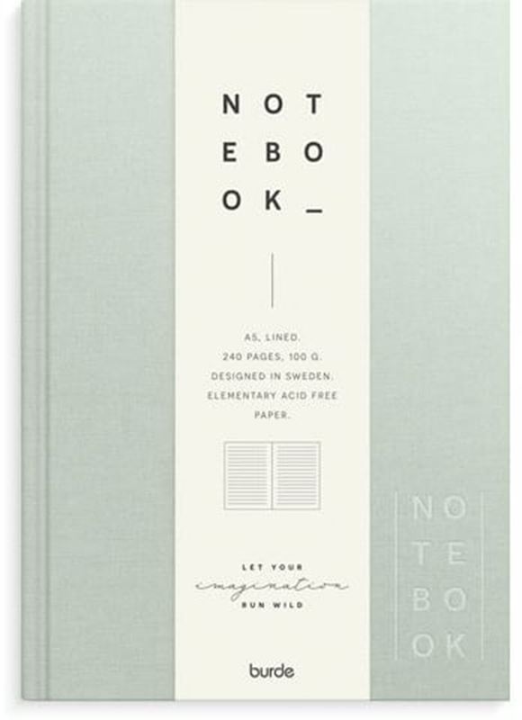 Böcker 6% - Skrivbok Grön Linjerad