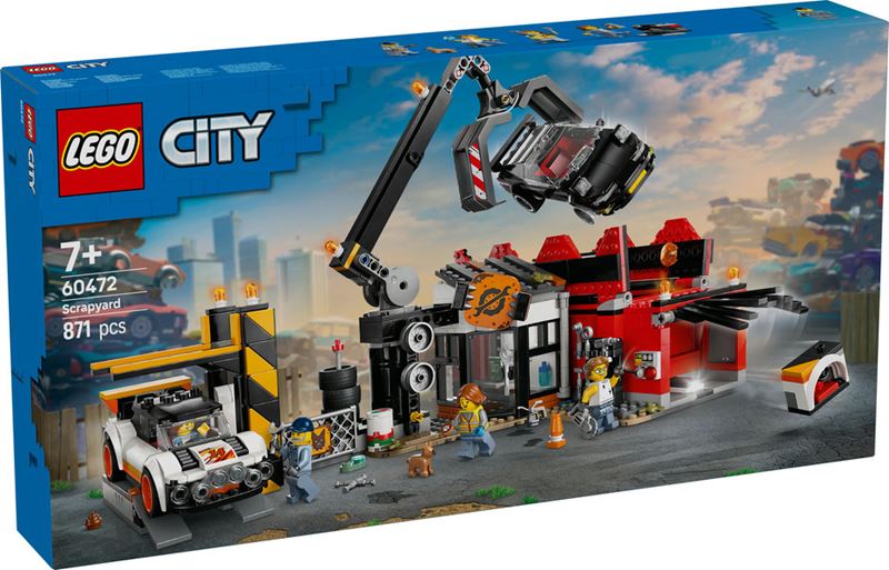 City - City Skrotupplag Med Bilar