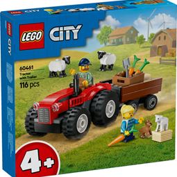 City - City Röd Jordbrukstraktor