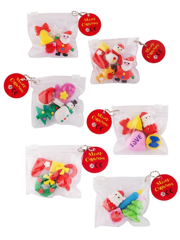Bläck & Blyerts - Sudd 4-pack Julmotiv