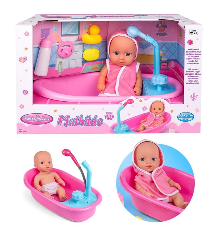 Babydocka - Docka Med Dusch