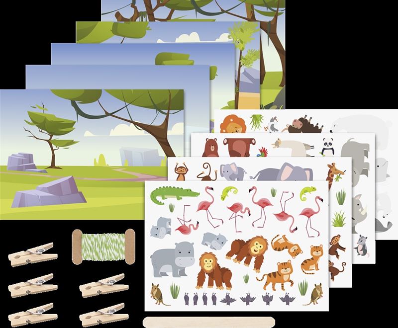 Stickers - Gnuggisset Zoo