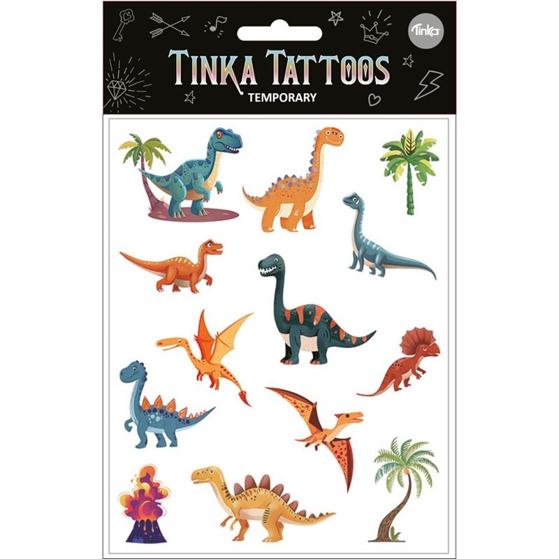 Småplock - Tatuering Dinosaurie 2