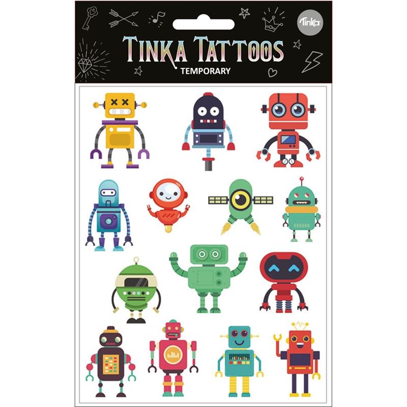 Småplock - Tatuering Robot