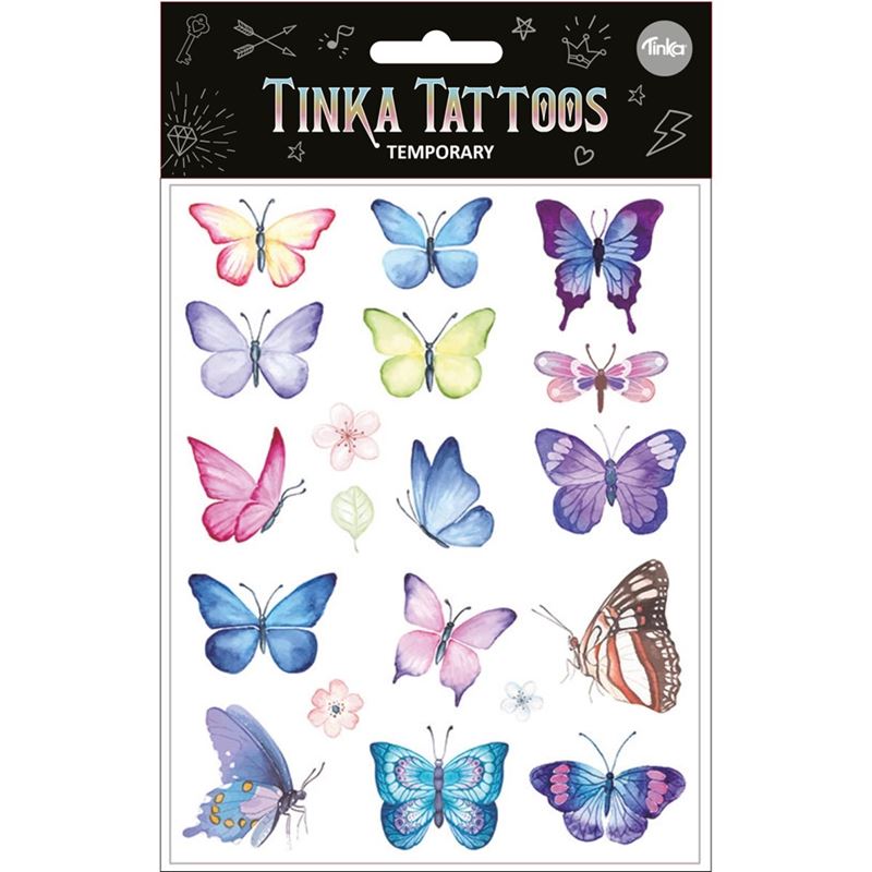 Småplock - Tatuering Fjärilar