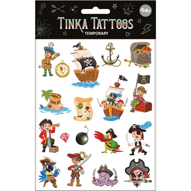 Småplock - Tatuering Pirat